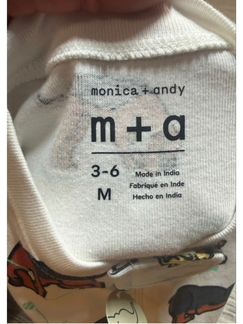 Monica + Andy Baby Footies 3-6 Months White Navy Blue Dog Fire Truck Set